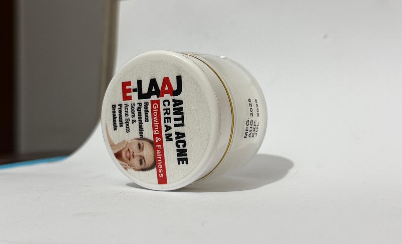 E-LAAJ Anti-Acne Cream – Reduces Scars & Pigmentation
