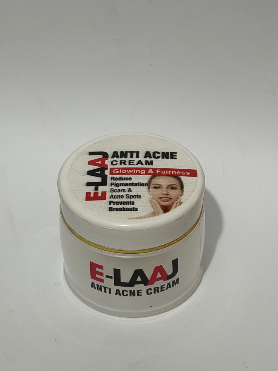 E-LAAJ Anti-Acne Cream – Reduces Scars & Pigmentation