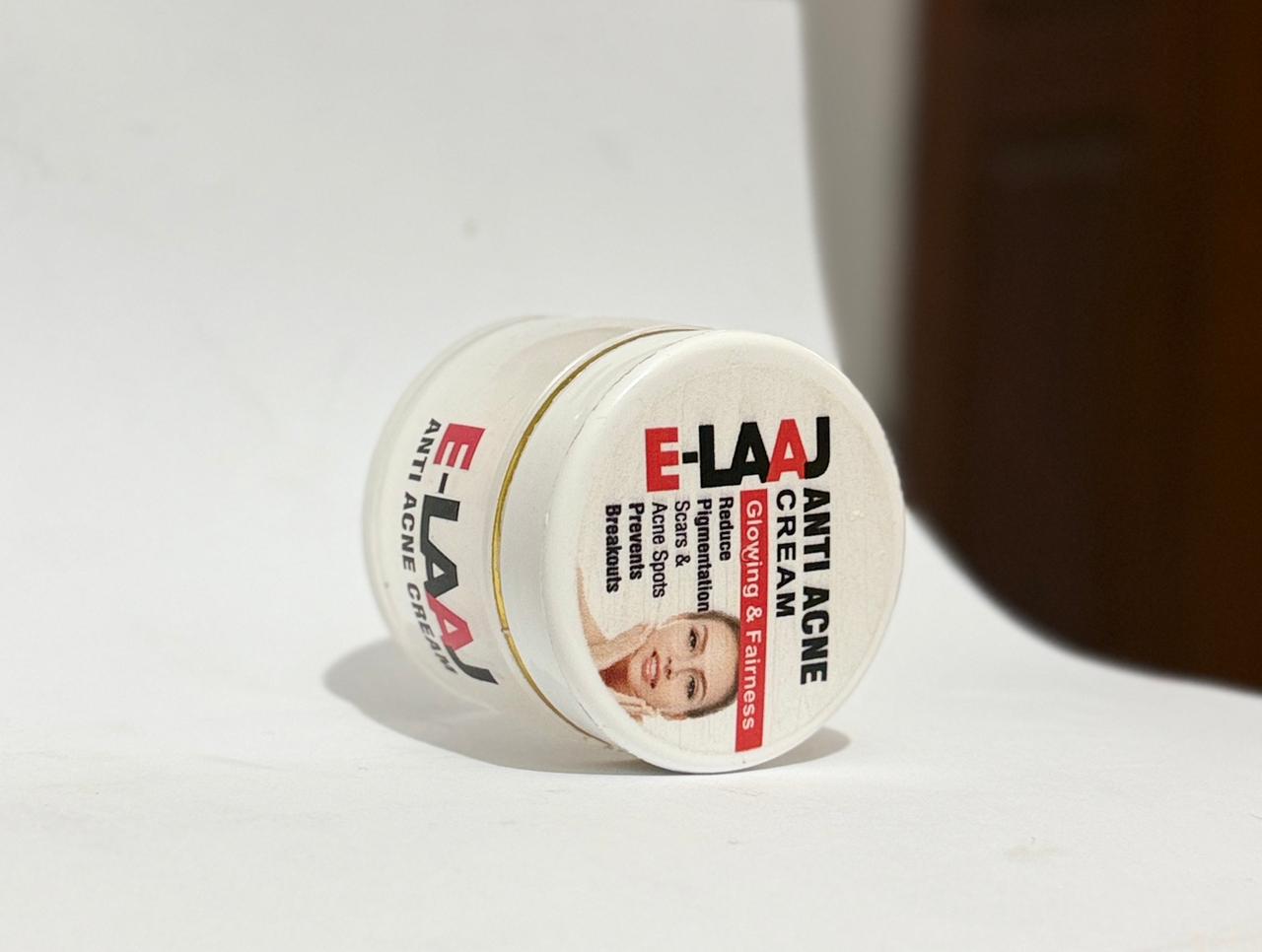E-LAAJ Anti-Acne Cream – Reduces Scars & Pigmentation