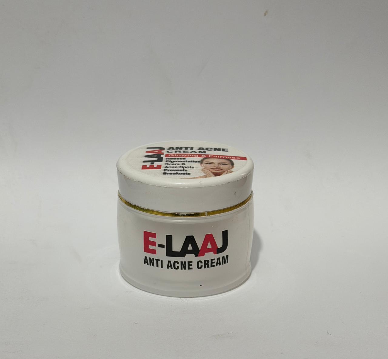 E-LAAJ Anti-Acne Cream – Reduces Scars & Pigmentation